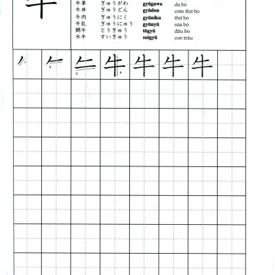 Tự Học Viết Tiếng Nhật - 200 Chữ Kanji Căn Bản - Tập 1
