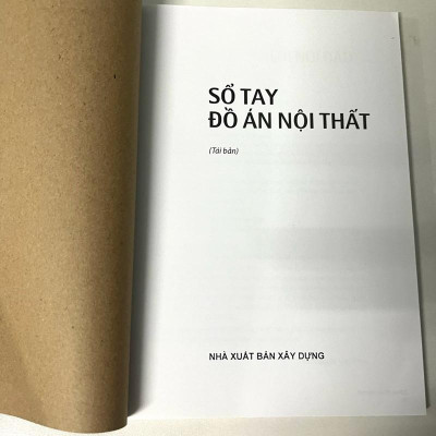 Sách - Sổ Tay Đồ Án Nội Thất