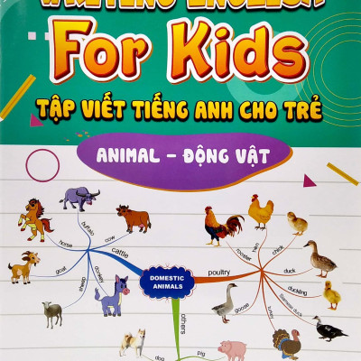 Tập Viết Tiếng Anh Cho Trẻ - Động Vật
