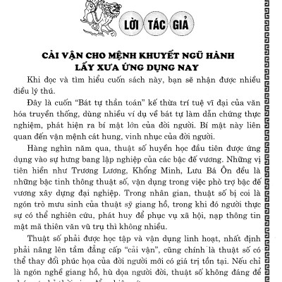 Phong Thủy Cải Vận - Dành Cho Mệnh Khuyết Kim, Thủy (Quyển Xuân, Hạ) - QB