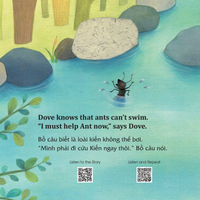 Học Tiếng Anh Cùng Truyện Ngụ Ngôn Aesop - Kiến Và Bồ Câu - The Ant And The Dove
