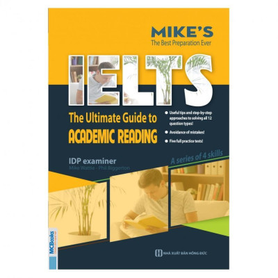 Sách - Ielts Mike - Tài Liệu Tiếng Anh Học Thuật 4 Kỹ Năng Nghe Nói Đọc Viết - Học Kèm App - Mcbooks
