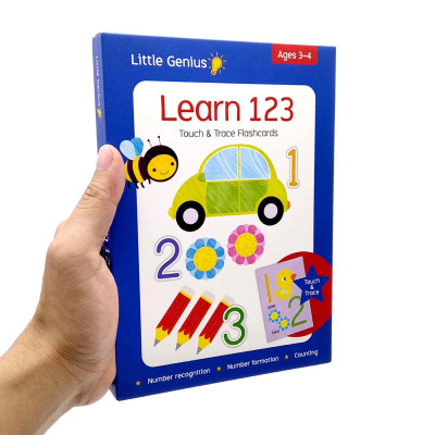 Little Genius Cards: Learn 123 Touch & Trace Educational Fun