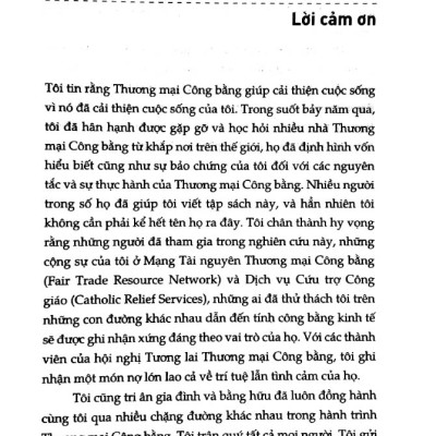 Dẫn Nhập Về Thương Mại Công Bằng