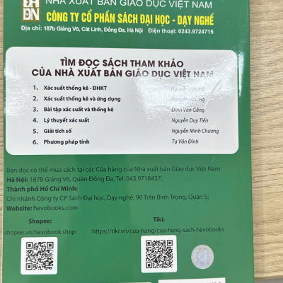 Mở đầu về lí thuyết xác suất và các ứng dụng tái bản mới nhất 2025