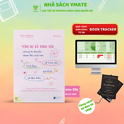 [Combo 2 cuốn]- Sách Tâm Sự Về Tình Yêu + Tình Yêu Cũng Cần Phải Học- YMATE