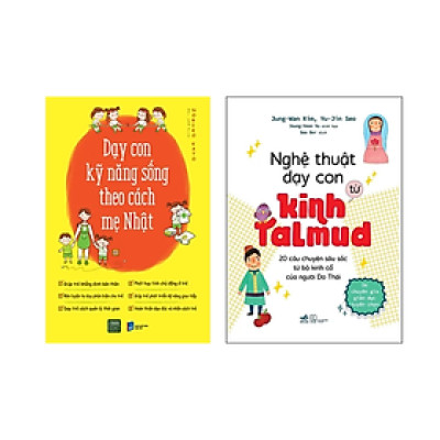 Combo 2Q : Dạy Con Kĩ Năng Sống Theo Cách Mẹ Nhật +  Nghệ Thuật Dạy Con Từ Kinh Talmud - 20 Câu Chuyện Sâu Sắc Từ Bộ Kinh Cổ Của Người Do Thái  ( Sách Làm Cha Mẹ/ Dạy Kĩ Năng Cho Trẻ ) ( Sách Làm Cha Mẹ/ Dạy Kĩ Năng Cho Trẻ )