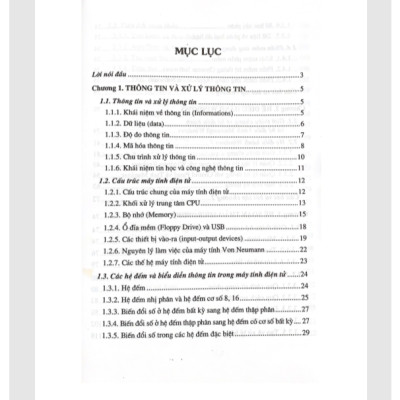 Sách Giáo trình tin học cơ sở