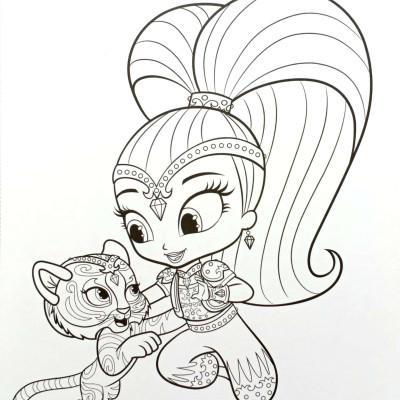 Shimmer & Shine Paint W/ Glitt