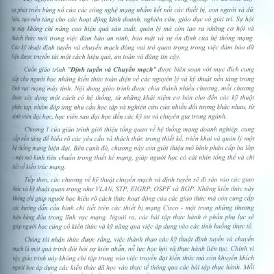 Giáo Trình Định Tuyến Và Chuyển Mạch