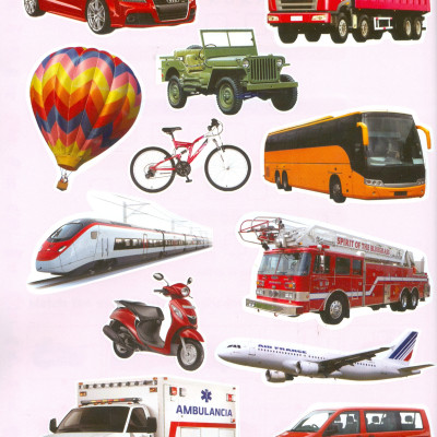 Play With Sticker - Vehicles (Chơi Cùng Hình Dán - Phương Tiện)
