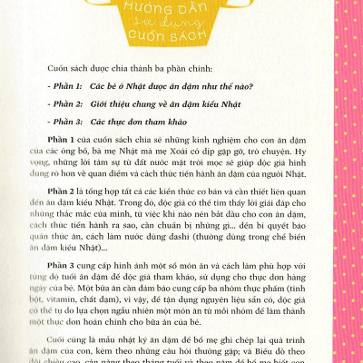 Ăn Dặm Không Nước Mắt - Ăn Dặm Kiểu Nhật Và Những Món Ngon Lành Cho Bé (Tái Bản 2023)