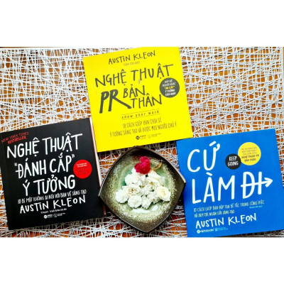 Combo 3 cuốn: Nghệ Thuật PR Bản Thân + Nghệ Thuật Đánh Cắp Ý Tưởng + Cứ Làm Đi - Bản Quyền