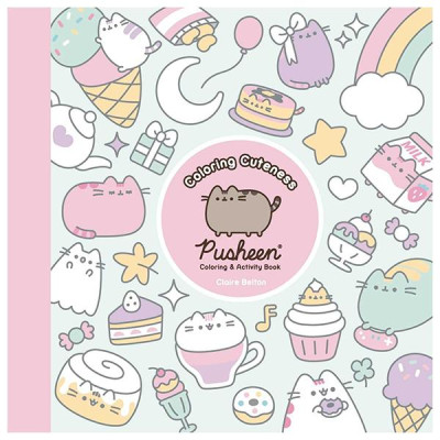 Sách ngoại văn: Coloring Cuteness - A Pusheen Coloring & Activity Book