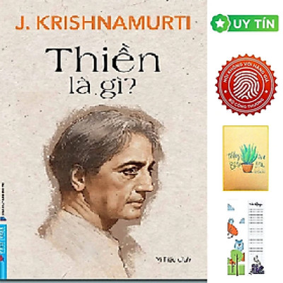  Thiền là gì? - J. Krishnamurti (Tặng Kèm Bookmark CÚ MÈO + SỔ TAY XƯƠNG RỒNG)