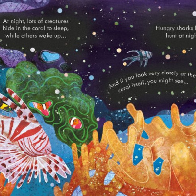 Sách tương tác thiếu nhi tiếng Anh : Peep Inside A Coral Reef