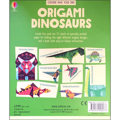 Usborne Make Your Own : Origami Dinosaurs