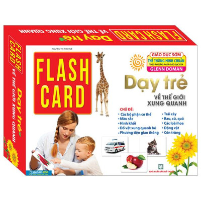 Flash Card - Giáo Dục Sớm Thẻ Thông Minh Chuẩn Glenn Doman - Dạy Trẻ Về Thế Giới Xung Quanh (Tái Bản 2023)