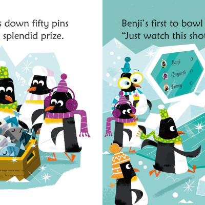 Ten-Pin Penguins (Usborne Phonics Readers)