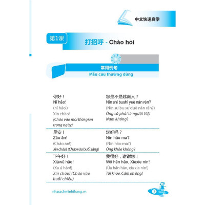 Sách - Tự Học Tiếng Trung Cấp Tốc - Kèm File Nghe - Minh Thắng