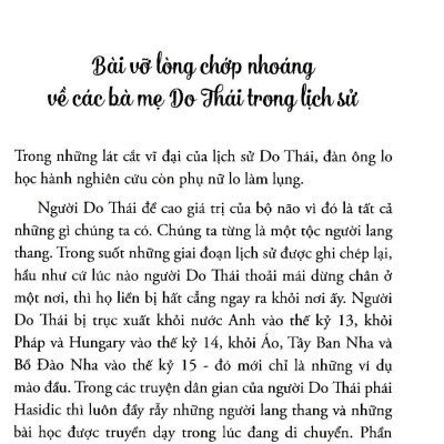 Mẹ Do Thái Dạy Con Tự Lập