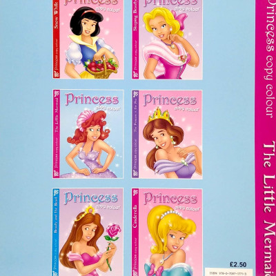 Princess Copy Colour: Little Mermaid