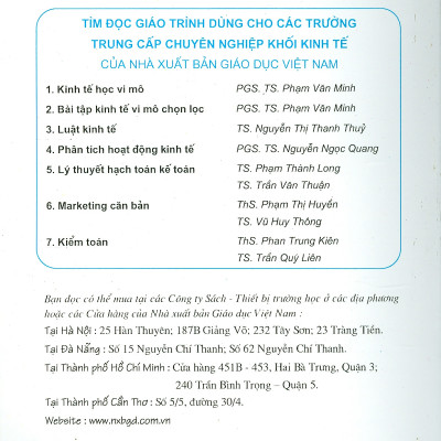 Giáo Trình Kinh Tế Học Vi Mô (Dùng trong các trường trung cấp chuyên nghiệp khối kinh tế)