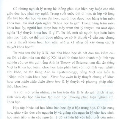 Giáo Trình Phương Pháp Luận Nghiên Cứu Khoa Học (Tái bản)