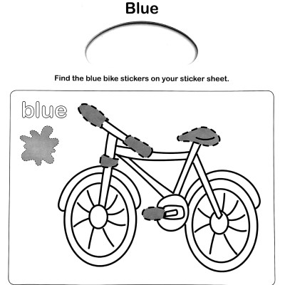 Early Learning Colours And Shapes - Sticker Activity