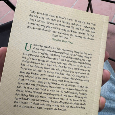 LỀ THÓI THỊ THÀNH – Edith Wharton – Nguyễn Đức Quang dịch - NXB Trẻ