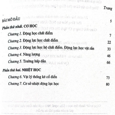 Bài Tập Vật Lý Đại Cương Tập 1 ( Dùng Cho Sinh Viên Các Trường Cao Đẳng)