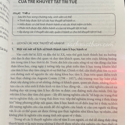 Sách Giáo Trình Quản Lí Hành Vi Của Trẻ Khuyết Tật Trí Tuệ
