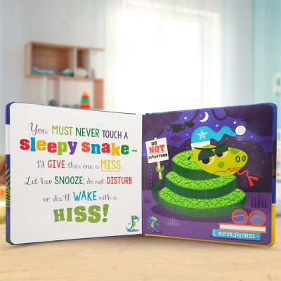 Sách ngoại văn: Never Touch A Sleepy Lion!