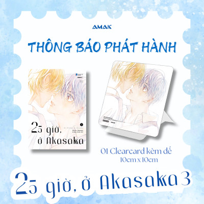 Sách - 25 Giờ, Ở Akasaka - At 25:00, In Akasaka - Tập 3 - Tặng Kèm Clearcard