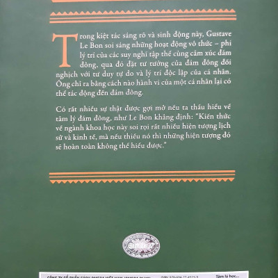 Tâm Lý Học Đám Đông (Tái Bản) (Tặng Notebook tự thiết kế)