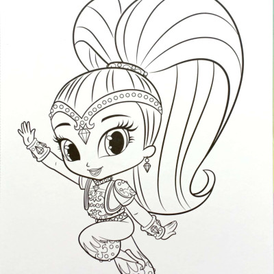 Shimmer & Shine Paint W/ Glitt