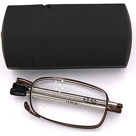 Kính xếp gọng xếp màu nâu 3.5 độ_nữ
