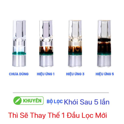 Hộp ComBo 100 Đầu Lọc Thuốc L.á, Công Nghệ Lọc Nhật Bản, Kèm 4 Ron Đa Năng Cho Cả Đầu Lớn & Vừa & Nhỏ [ Jet Mèo, Caraven Demi, Esse, Thăng Long Det, Sài Gòn Nhỏ. Kent, 555 ]