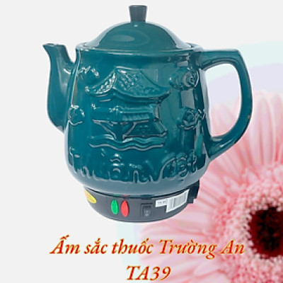 Ấm sắc thuốc Trường An TA39 Rêu - Gốm sứ cao cấp - Điện gia dụng - Hàng chính hãng