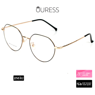 Gọng kính hợp kim thời trang nam nữ siêu nhẹ siêu bền OURESS 8915