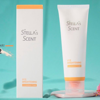 Sữa Rửa Mặt Trấng Da V12 Stella
