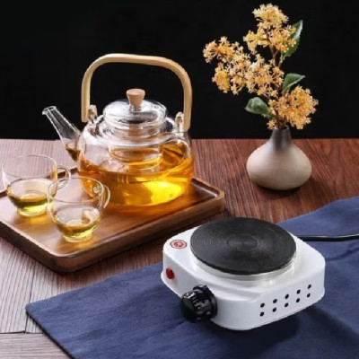 Bếp điện từ mini nhỏ gọn để bàn pha trà cafe pha sữa rất tiện giao màu ngẫu nhiên