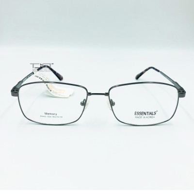 GỌNG KÍNH TITANIUM, DẼO, NHẸ,PHOM VUÔNG DÀNH CHO NAM,HÀNG CHÍNH HÃNG ESSENTIALS E50002