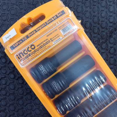 BỘ ĐẦU TUÝP DÀI 10 CHI TIẾT INGCO HKISSD12102L - HÀNG CHÍNH HÃNG