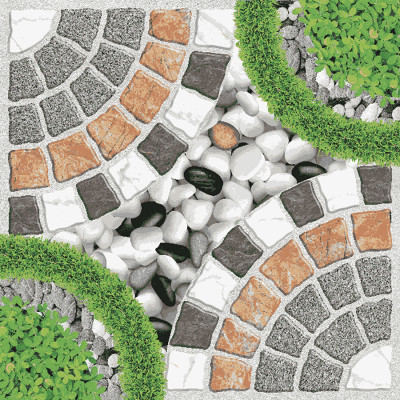 Gạch sân vườn bán sứ LUSTILE VNRHY0500500005 bề mặt sugar, độ hút nước thấp, kích thước 500mmx500mm, thùng 6 viên - Hàng chính hãng