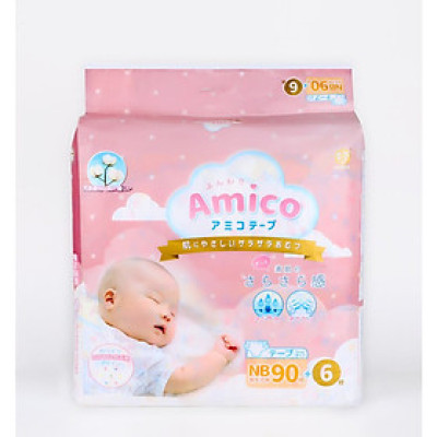 Tã dán Amico nội địa Nhật size NB90+6