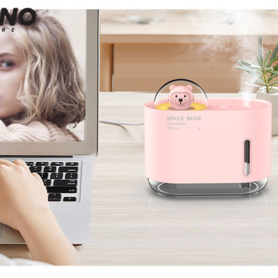 Máy phun sương tạo ẩm Rhino H905, dung tích 300ml, tích hợp đèn ngủ hàng chính hãng