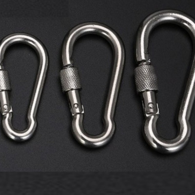 Móc khóa an toàn chốt ren Chất liệu thép mạ kẽm siêu cứng không gỉ an toàn bền bỉ chắc chắn