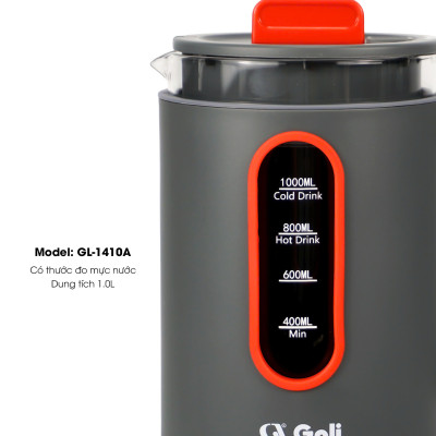 Máy làm sữa hạt đa năng Gali GL-1410A 1 lít 800w. Hàng nhập khẩu chính hãng, bảo hành 24 tháng