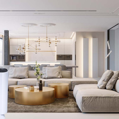 Máy lọc không khí Ion âm đèn UV KAPANO - Hàng chính hãng, nhập khẩu